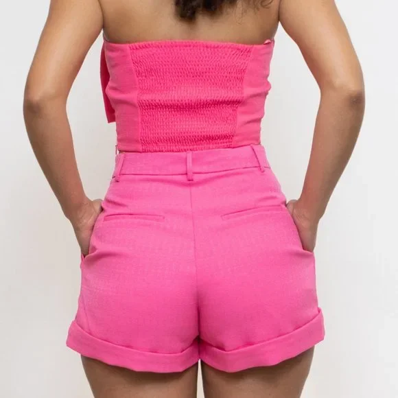 Glam Mila Tailored Shorts - Picture 4 of 4